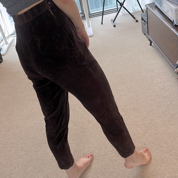 Brown corduroy riding pants - Picture 2 of 5